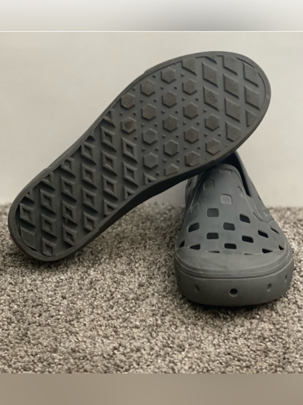 Vans Gray Slip-On Loafers